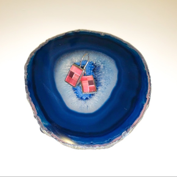 Artisan Mosaic Earrings - Picture 4 of 4